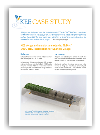 KEE extended NuDisc® 2000 RBC Installation for Spanish Village